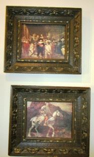 Rembrandt framed prints--The Night Watch, and Dutch Militia