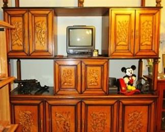 Thai Teakwood Entertainment Center
