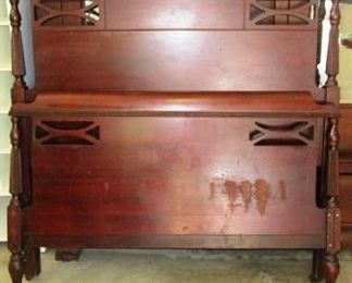 Vintage Twin bed headboard and footboard