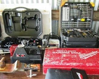 A view of some more of the many tools in the barn lean to