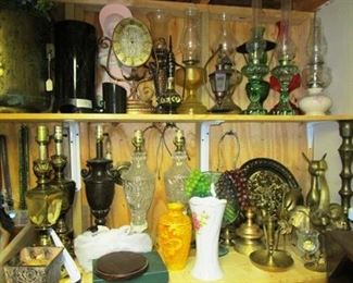 A better view of a small portion of the items stored in the barn.