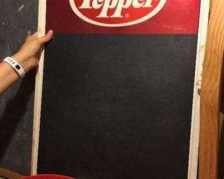 Dr Pepper chalk board