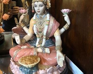 Goddess Lakshmi ( designer signed with original box)- The spirit of India - $ 6,500 ( was $15,000 )