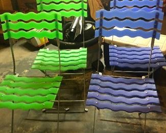 folding chairs are SO EXCITED to meet you