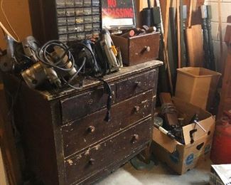 dusty stuff with cords