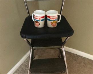 chair for sitting in the corner and thinking about what you have done. Cups