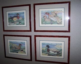SET OF WILDLIFE PRINTS