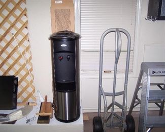 STEP STOOL, CART & WATER COOLER