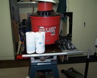 SHOP VAC & TOOLCRAFT TABLE SAW
