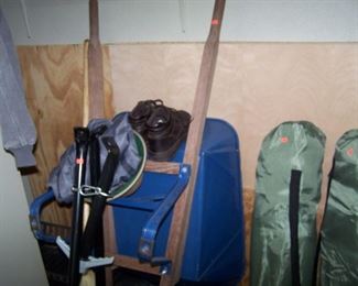 WHEEL BARROW & MISC.