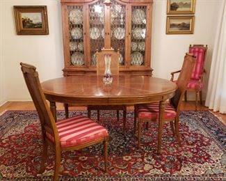 Heritage Grand Tour dining table and chairs