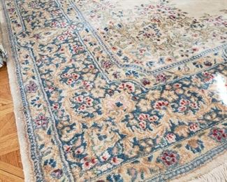 Persian Esfahan room rug, 7'8" x 11'6"