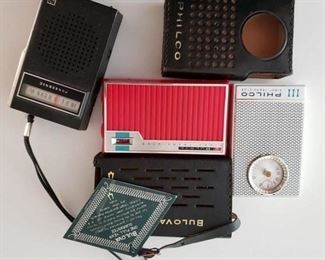 Collection of transistor radios