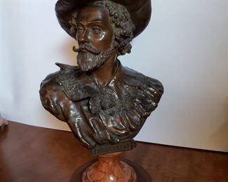 Frank Kauba bronze bust of P.P. Rubens