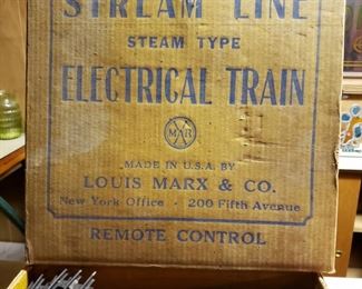 Louis Marx & Co. Stream Line steam type Electrical Train with remote control