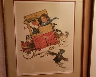 Norman Rockwell 84/200 "Down Hill Racer"