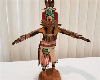 George Sankey Hopi Kachina eagle dancer, with certificate of authenticity