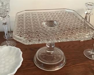 Nice vintage cake plate.