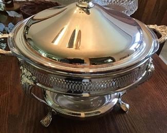 Silver plate chafing dish