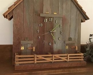 Sweet Barn Clock