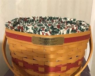 Longaberger Christmas Basket