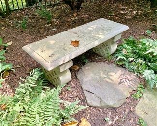 Cement bench