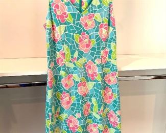 Lilly Pulitzer sleeveless dress; Shoes are 9.5-10
Clothes range from S-L. Most 8/10 and M/L