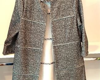 CaBi long jacket; Shoes are 9.5-10
Clothes range from S-L. Most 8/10 and M/L