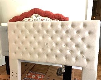 Queen tufted headboard