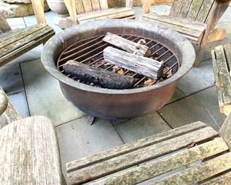 Copper fire pit