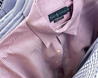 Men's shirts - Ralph Lauren, Vineyard Vines, Brooks Borthers and others