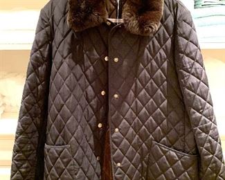 Dana Buchman quilted coat