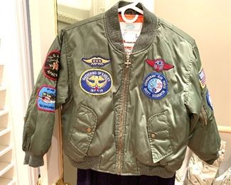 Child's size flight jacket