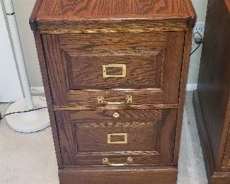 Wooden File Cabinet