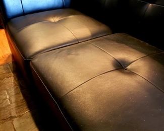 3-pc leather sectional sofa