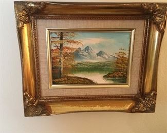 Close up of pictures in grouping