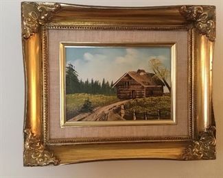 Close up of pictures in grouping