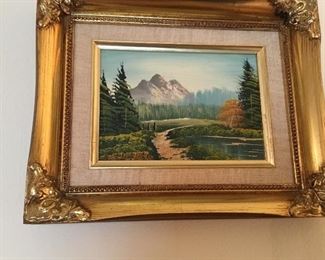 Close up of pictures in grouping