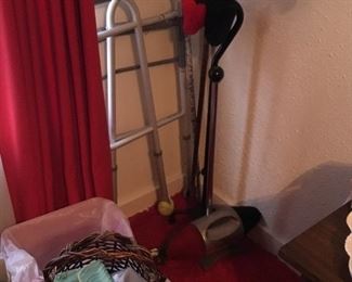 Walker & canes - bedroom 2