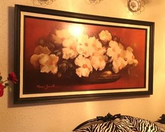 Picture over bed