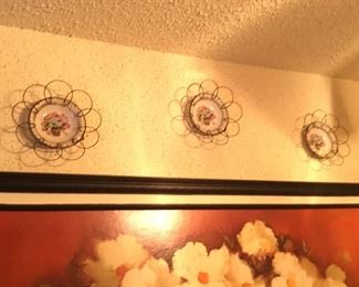 Additional decor over picture in bedroom 2