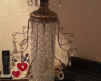 Bedroom 2 vintage lamp - close up