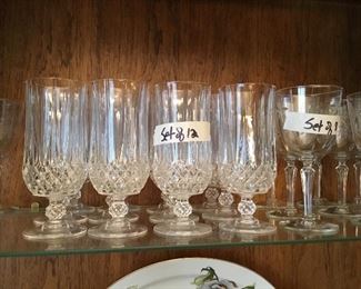 Longchamps set of 12 glasses