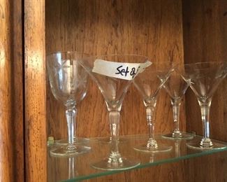 Martini glasses