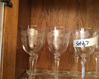 Wine goblets