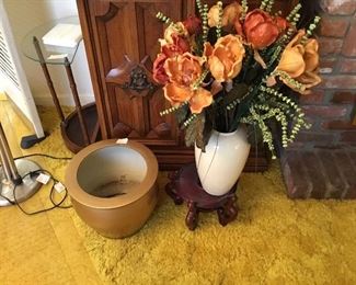 Lots of floral in beautiful containers