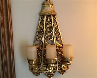 2 of these candle sconces