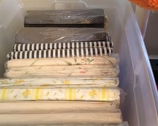 Sheets and sets - some new in packages