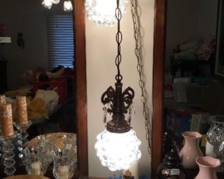 Another retro light fixture in bedroom