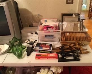 Various items from bathrooms and bedrooms